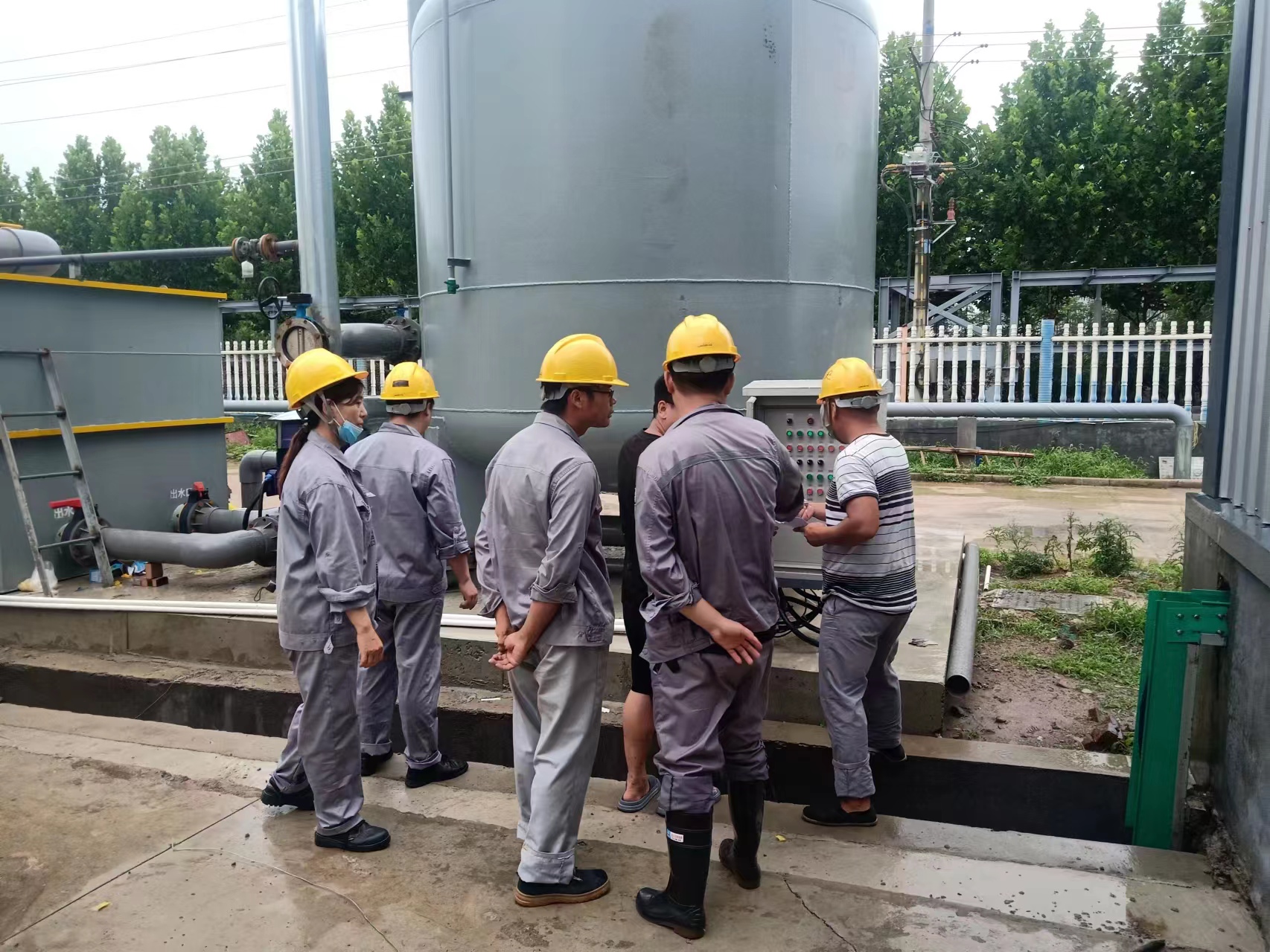 養殖沉淀池+消毒+過濾工程案例