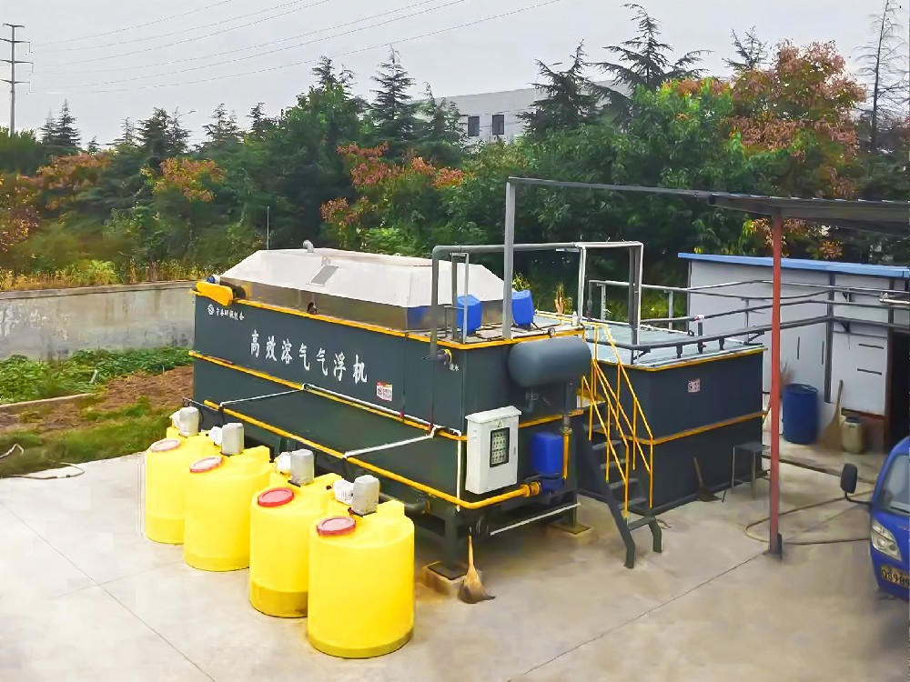 市政污水廠中的溶氣氣浮機設備
